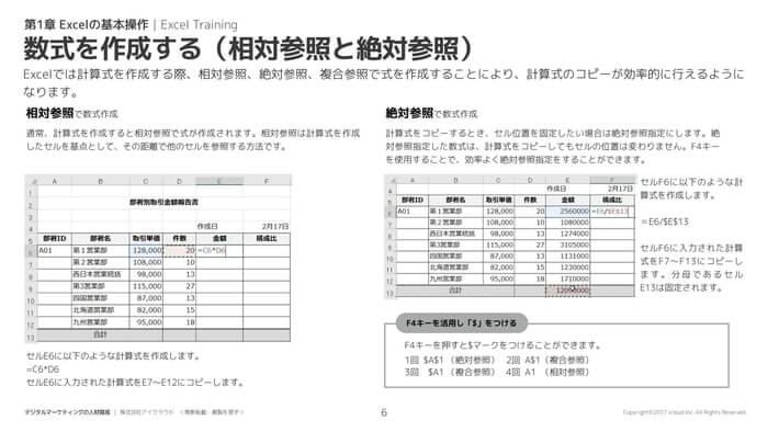 数式を作成する（相対参照と絶対参照）