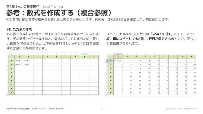 数式を作成する（複合参照）