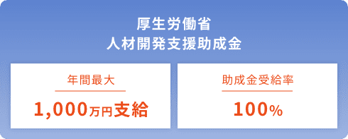 厚生労働省の助成金を活用し、研修費用を軽減する