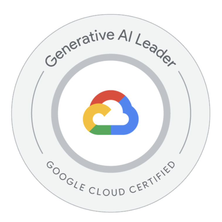 Generative AI Leaderの合格バッジ